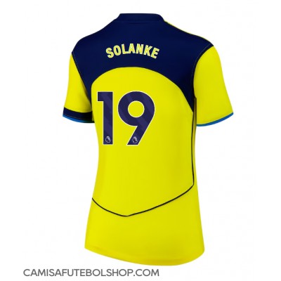 Camisa de time de futebol Tottenham Hotspur Dominic Solanke #19 Replicas 3º Equipamento Feminina 2025-26 Manga Curta Camisa de time de futebol Tottenham Hotspur Dominic Solanke #19 Replicas 3º Equipamento Feminina 2025-26 Manga Curta